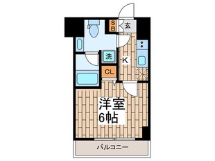 クオリタス南大井の物件間取画像